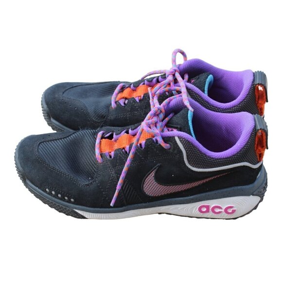 Nike ACG Dog Mountain Hyper Hiking Men Shoes Size 9 US purple & Black outdoor - Picture 10 of 13